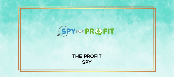 The Profit Spy digital courses