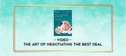 Video - The Art of Negotiating the Best Deal digital courses