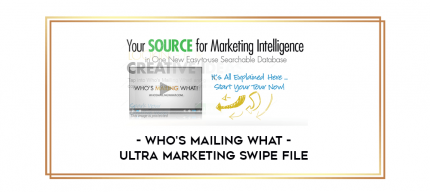 Who's Mailing What - Ultra Marketing Swipe File digital courses