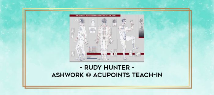 Rudy Hunter - AshWork @ AcuPoints Teach-In digital courses