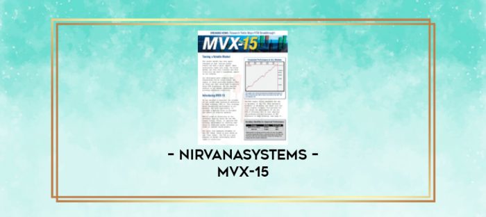Nirvanasystems - MVX-15 digital courses