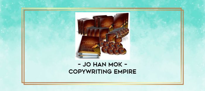 Jo Han Mok - Copywriting Empire digital courses