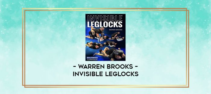 WARREN BROOKS - INVISIBLE LEGLOCKS digital courses