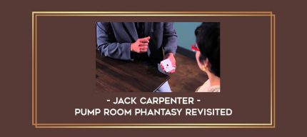 Jack Carpenter - Pump Room Phantasy Revisited Online courses