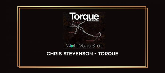 Chris Stevenson - Torque Online courses