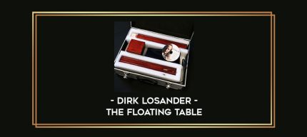 Dirk Losander - The Floating Table Online courses