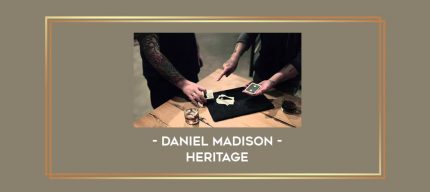 Daniel Madison - Heritage Online courses