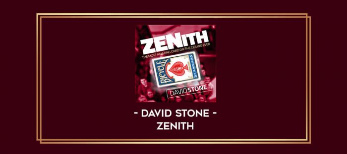 David Stone - Zenith Online courses