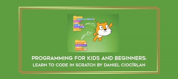 Programming for Kids and Beginners: Learn to Code in Scratch by Daniel Ciocîrlan Online courses