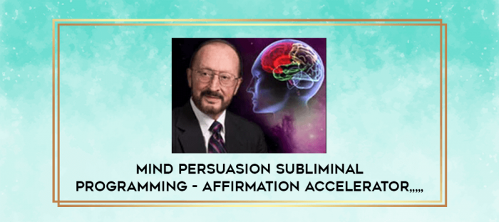 Mind Persuasion Subliminal Programming - Affirmation Accelerator from https://imylab.info