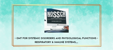 OMT for Systemic Disorders and Physiological Functions - Respiratory & Immune Systems from https://imylab.info
