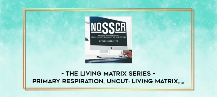 The Living Matrix Series - Primary Respiration