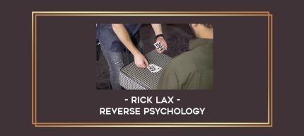 Reverse Psychology by Rick Lax Online courses