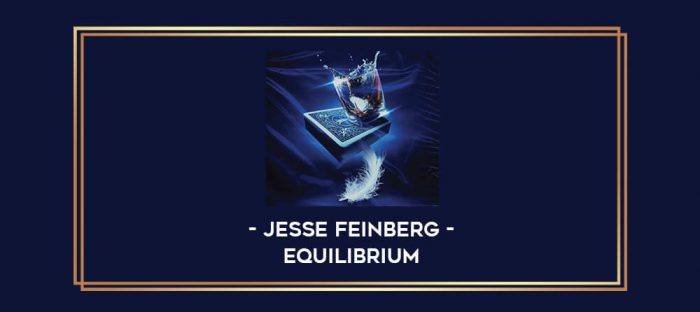 Jesse Feinberg - Equilibrium Online courses