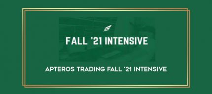 Apteros Trading Fall '21 Intensive Online courses