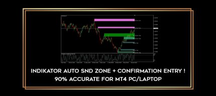 Indikator Auto SND Zone + Confirmation Entry ! 90% Accurate for MT4 PC/Laptop Online courses