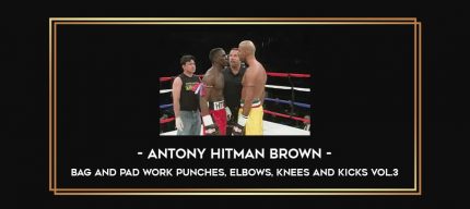 Antony Hitman Brown - Bag and Pad Work Punches