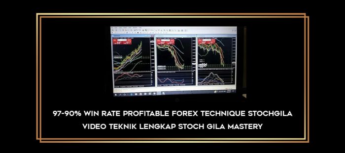 97-90% Win Rate Profitable Forex Technique STOCHGILA VIDEO Teknik Lengkap STOCH GILA MASTERY Online courses