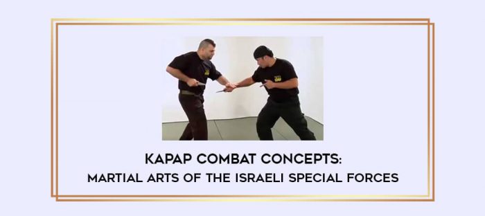 Kapap Combat Concepts: Martial Arts of the Israeli Special Forces Online courses