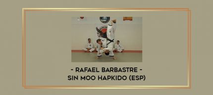 Rafael Barbastre - Sin Moo Hapkido (esp) Online courses
