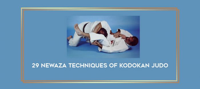 29 Newaza Techniques of Kodokan Judo Online courses