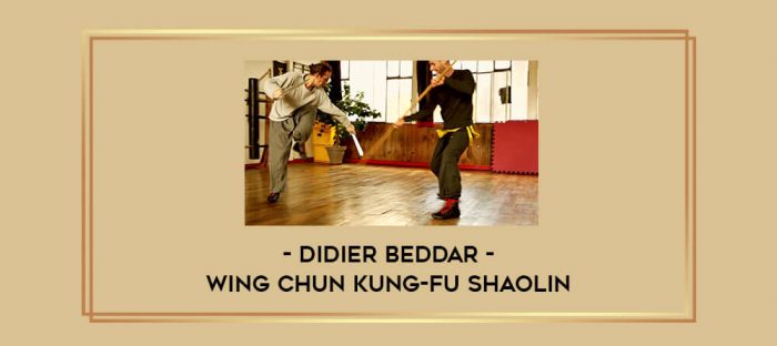 Didier Beddar - Wing Chun Kung-Fu Shaolin Online courses