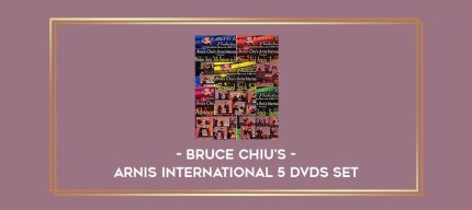 Bruce Chiu's Arnis International 5 DVDs set Online courses