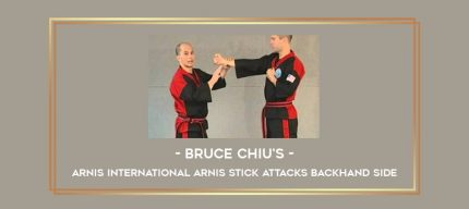Bruce Chiu's Arnis International Arnis Stick Attacks Backhand Side Online courses