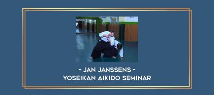 Jan Janssens - Yoseikan Aikido Seminar Online courses