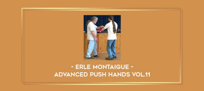 Erle Montaigue - Advanced Push hands Vol.11 Online courses