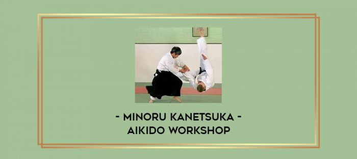 Minoru Kanetsuka - Aikido Workshop Online courses