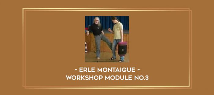 Erle Montaigue - Workshop Module No.3 Online courses
