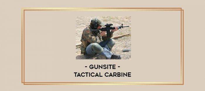 Gunsite - Tactical Carbine Online courses