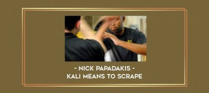 Nick Papadakis - Kali means to scrape Online courses