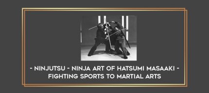Ninjutsu - Ninja art of Hatsumi Masaaki - Fighting sports to Martial Arts Online courses
