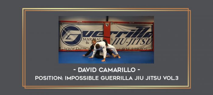 David Camarillo - Position: Impossible Guerrilla Jiu Jitsu Vol.3 Online courses