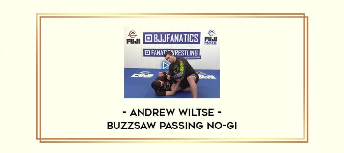 Andrew Wiltse - Buzzsaw Passing No-Gi Online courses