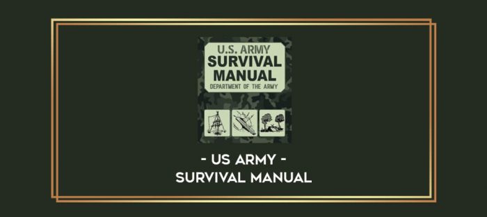 US Army - Survival Manual Online courses