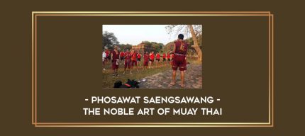 Phosawat Saengsawang - The Noble Art of Muay Thai Online courses