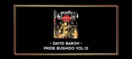 David Baron Pride Bushido Vol.12 Online courses