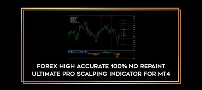 FOREX HIGH ACCURATE 100% NO REPAINT Ultimate Pro Scalping INDICATOR FOR MT4 Online courses