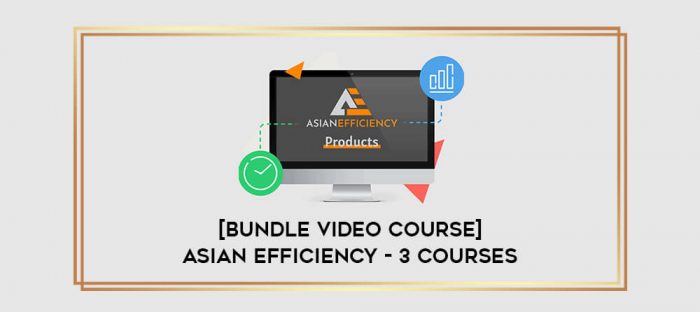 [Bundle Video Course] Asian Efficiency - 3 Courses Online courses